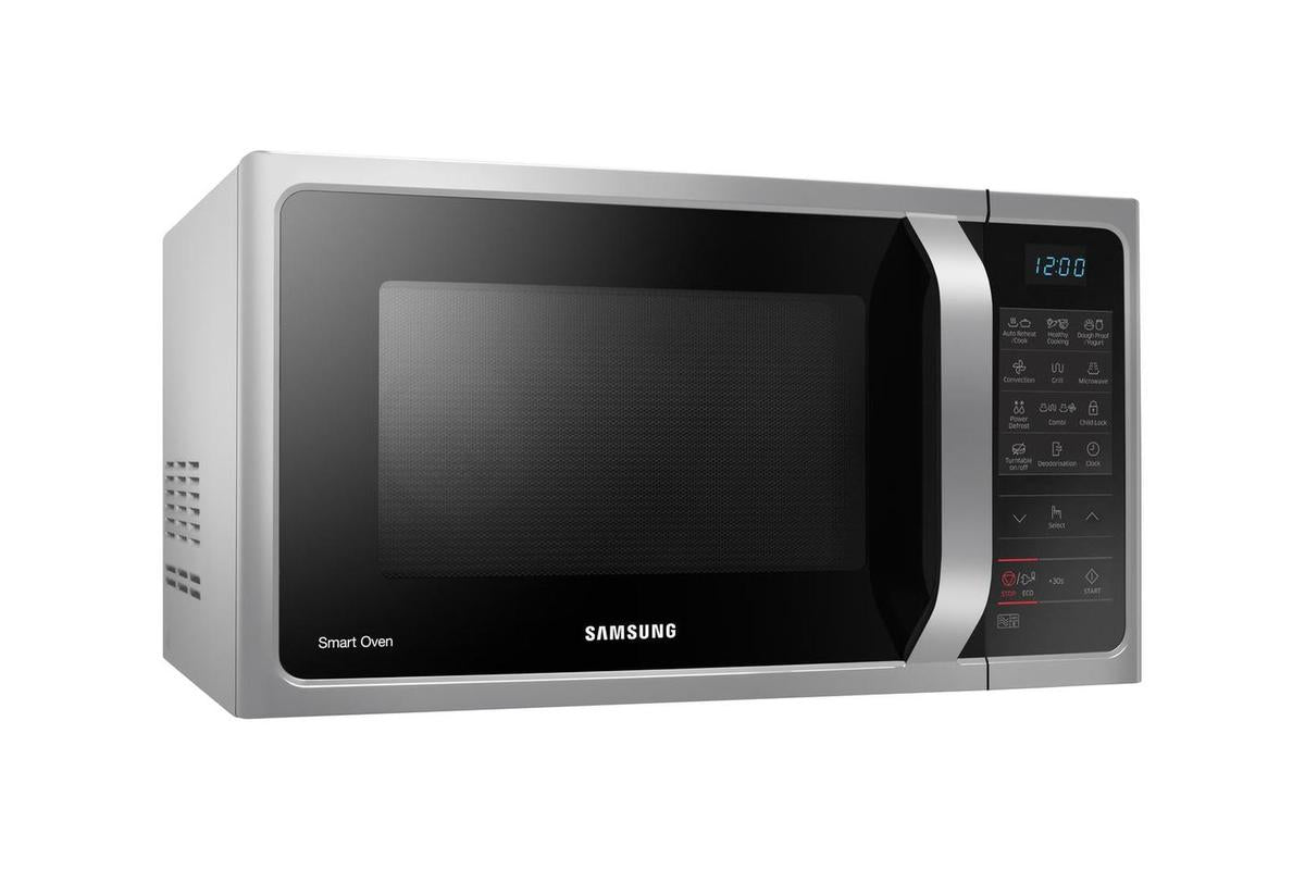 Samsung 900W 28L Freestanding Convection Microwave | MC28H5013AS/EU | Neo Stainless Silver