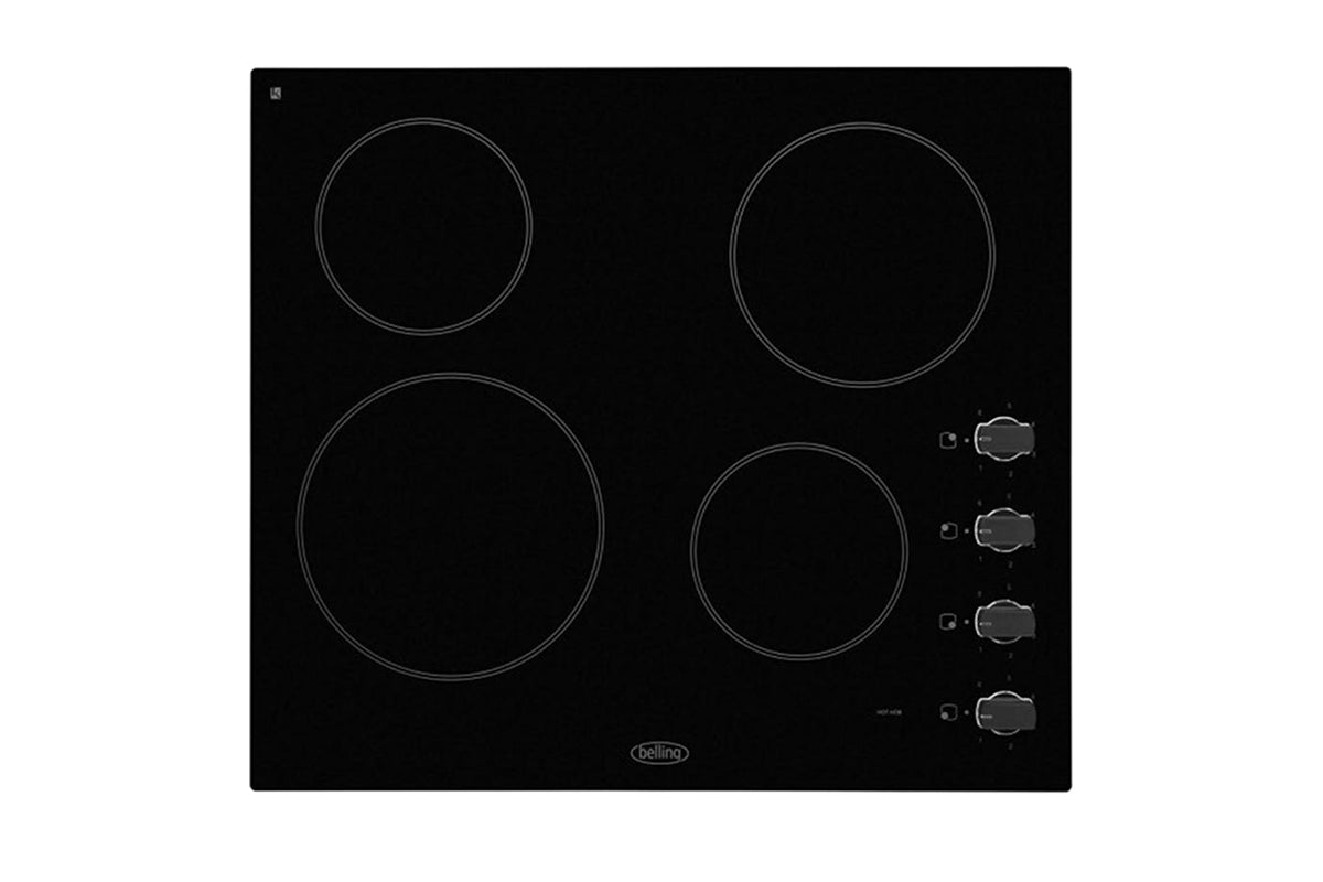 Belling 60cm 4 Zone Ceramic Hob | BCH60RB | Black