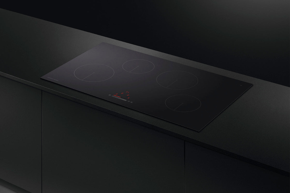 Fisher & Paykel Series 5 90cm 4 Burner Induction Hob | CI904CTB1 | Black Glass