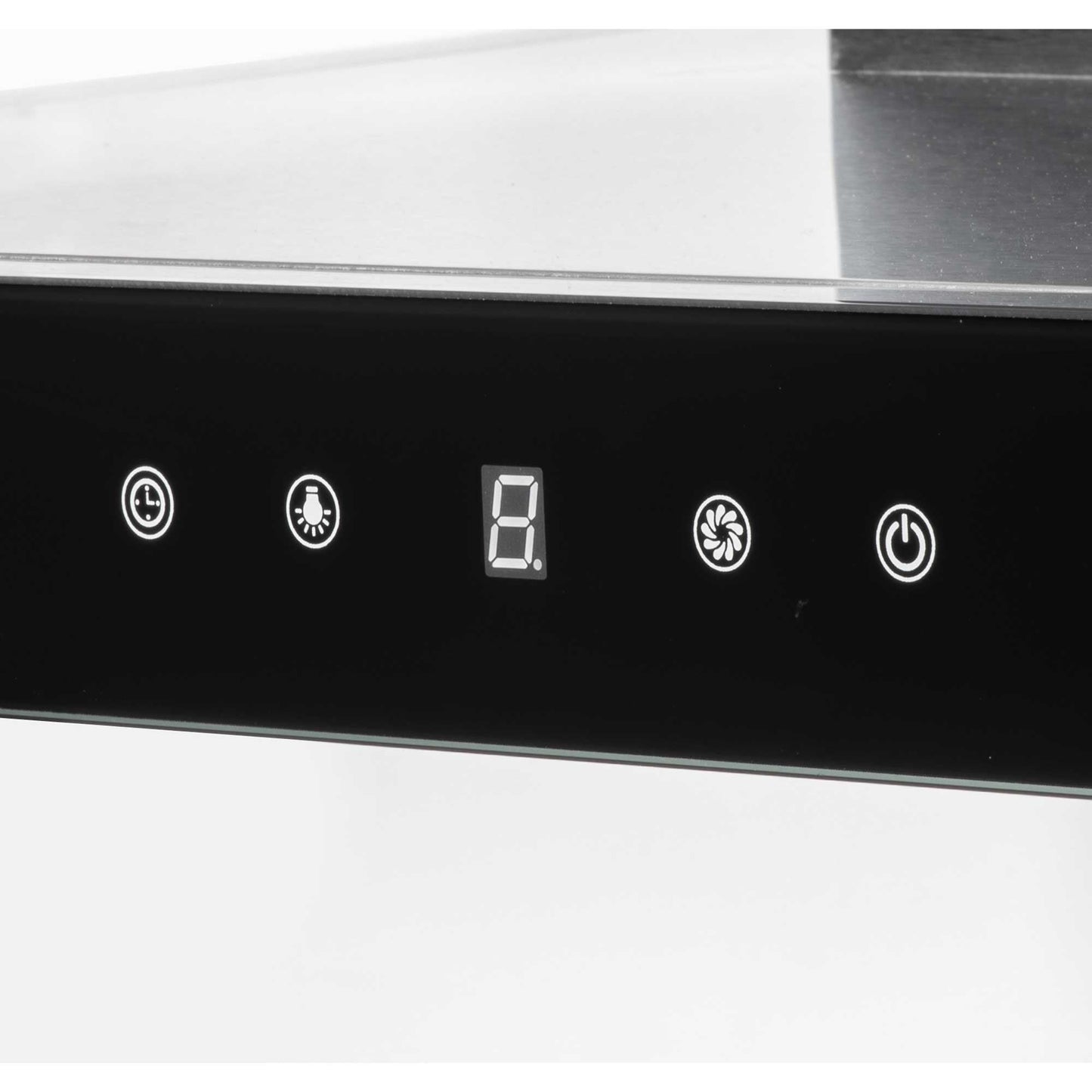 Baridi 60cm T-Shape Chimney Cooker Hood with Carbon Filters, Stainless Steel - DH130