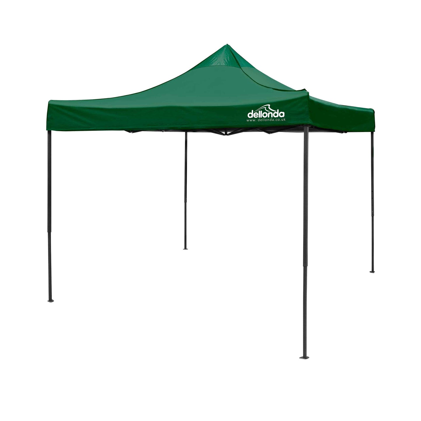 Premium 3x3m Pop-Up Gazebo, Water Resistant, Carry Bag, Stakes & Weight Bags - Dark Green - DG132