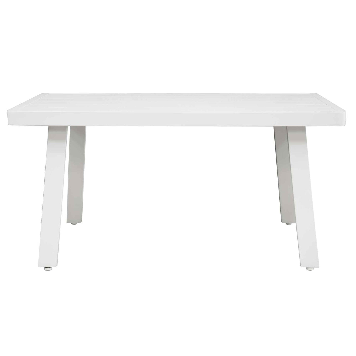 Kyoto 3 Piece Outdoor Corner Sofa & Coffee Table Set, White - DG53