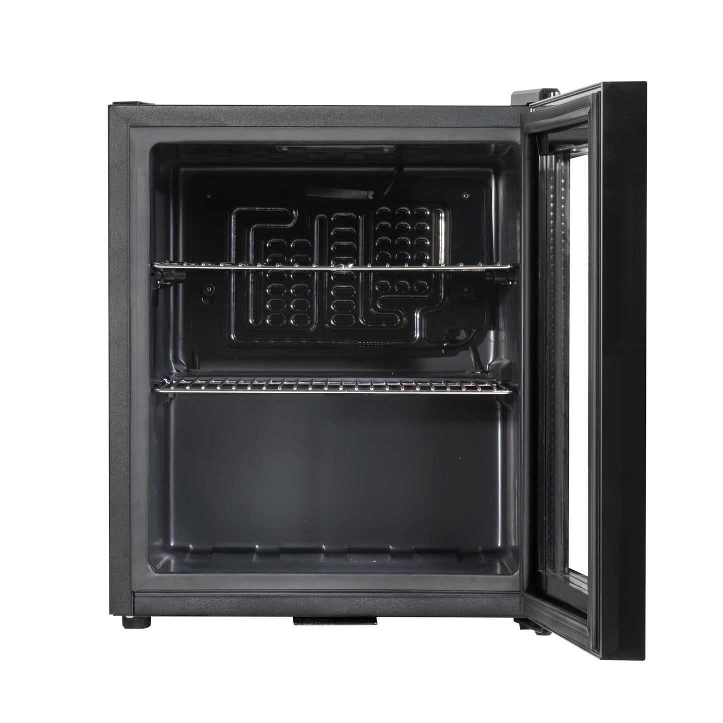 Baridi 50L Mini Drinks & Beer Fridge/Wine Cooler with LED Light, Black - DH12