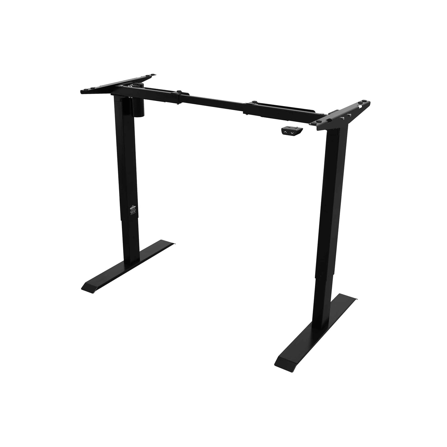 Single Motor Adjustable Standing Desk Frame, 70kg Capacity, Black - DH17