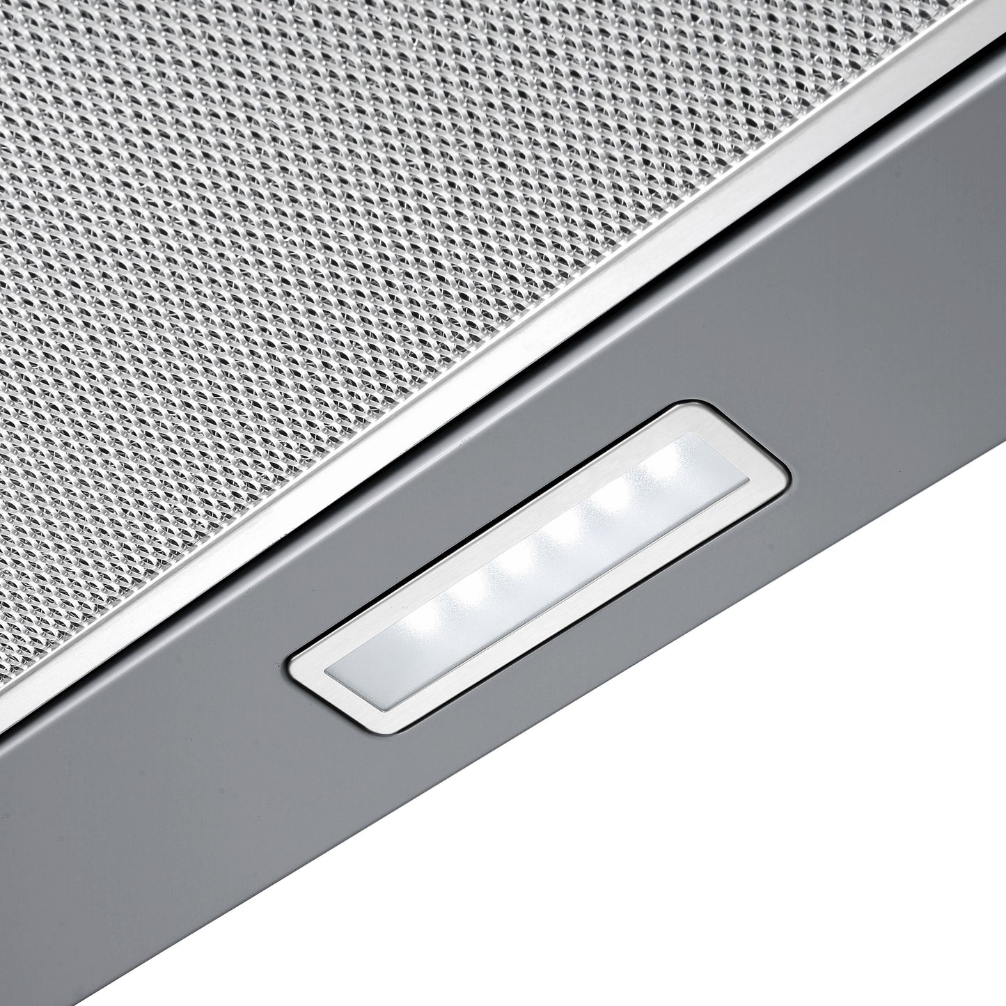 Baridi Telescopic Cooker Hood, 60cm with Aluminium Filters, Stainless Steel – DH286