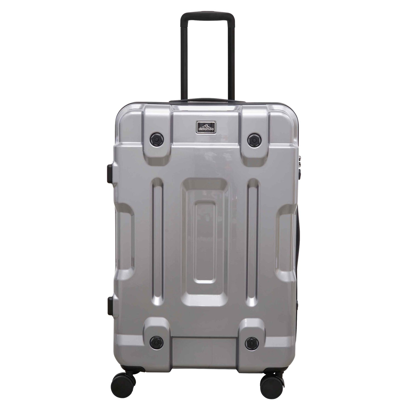 3-Piece Lightweight Luggage Set with TSA Lock, ABS/PC - 20", 24", 28" - Silver - DL9