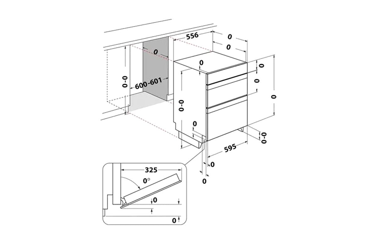 Indesit Built-in Double Oven | DUI10DIX | Stainless Steel