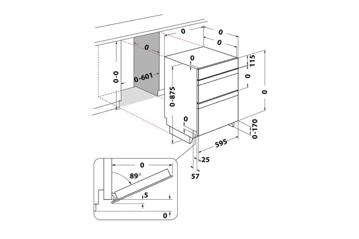Indesit Built-in Double Oven | DUI12DIX | Stainless Steel