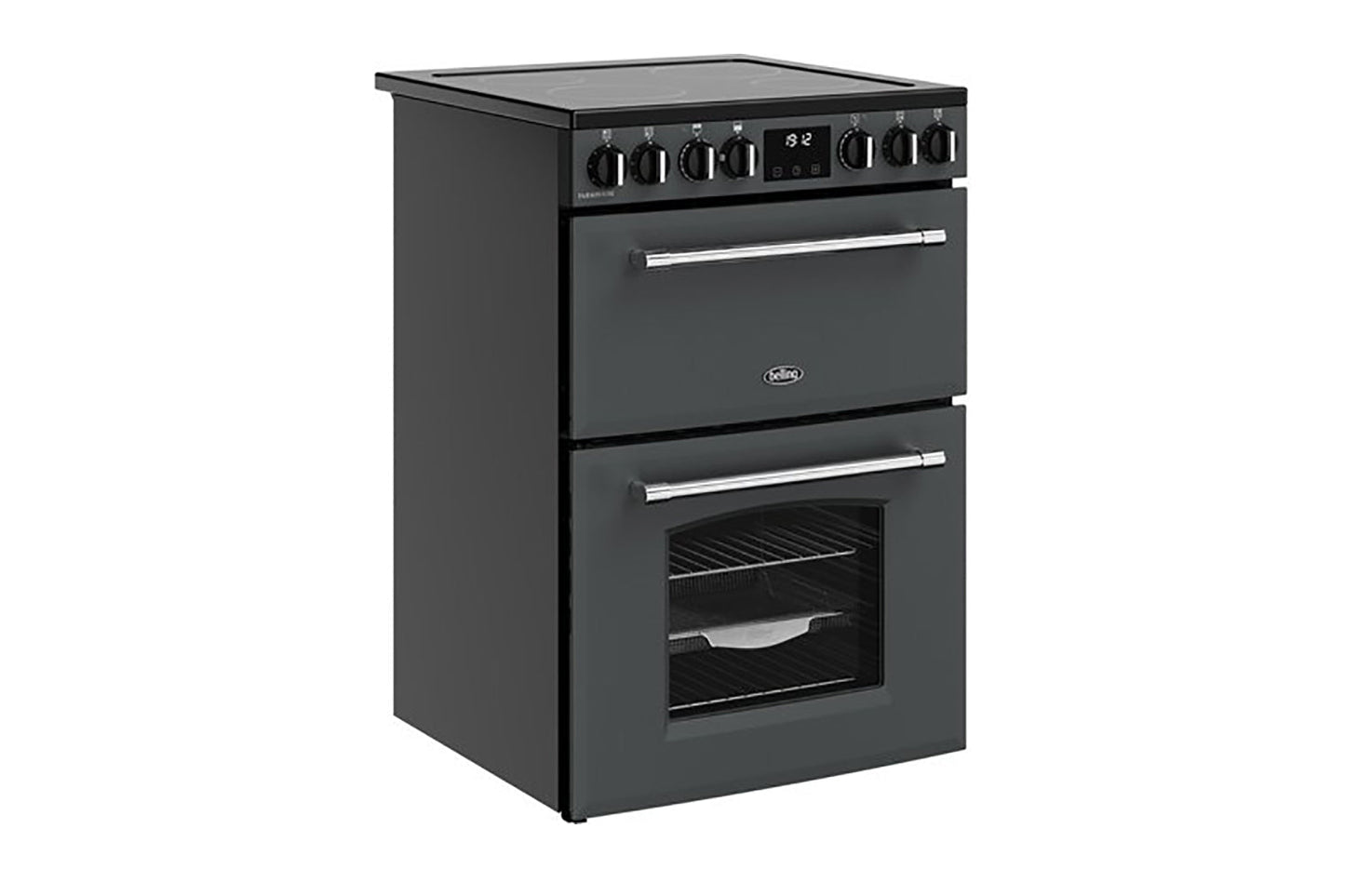 Belling Farmhouse 60cm Freestanding Electric Mini Range Cooker | FH60EANT | Anthracite