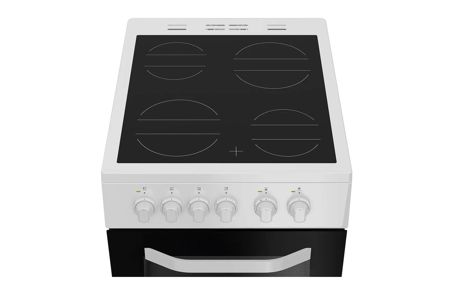 Hotpoint 50cm Single Oven Electric Cooker | HTE5VCW | White