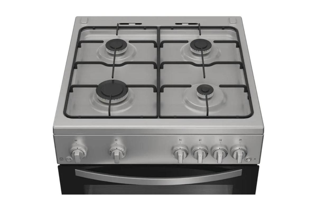 Indesit 60 cm Built-in Gas Double Cooker | IDG6GS | Silver