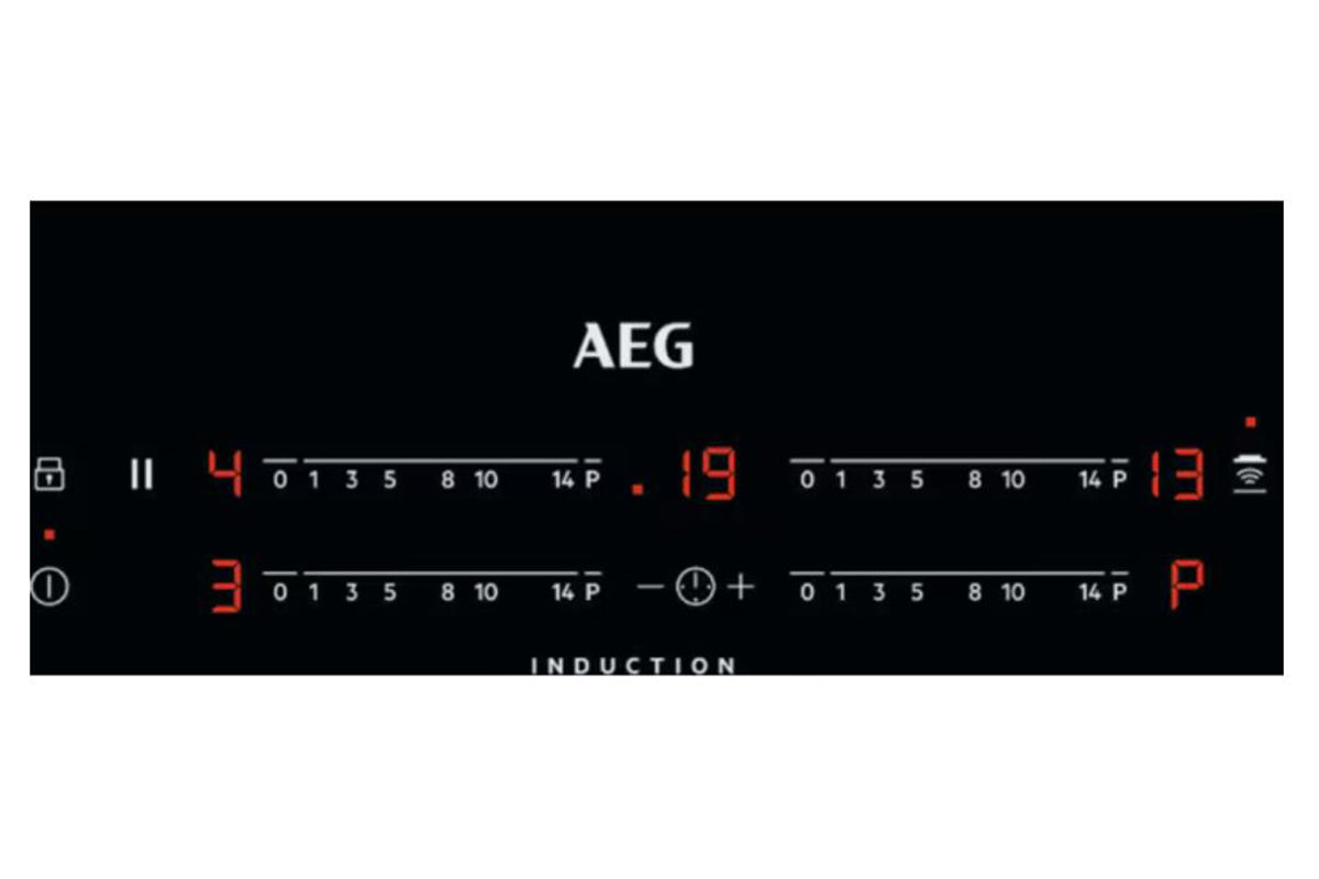 AEG 5000 Series 80cm 4 Zone Induction Hob | IKX84401CB | Black