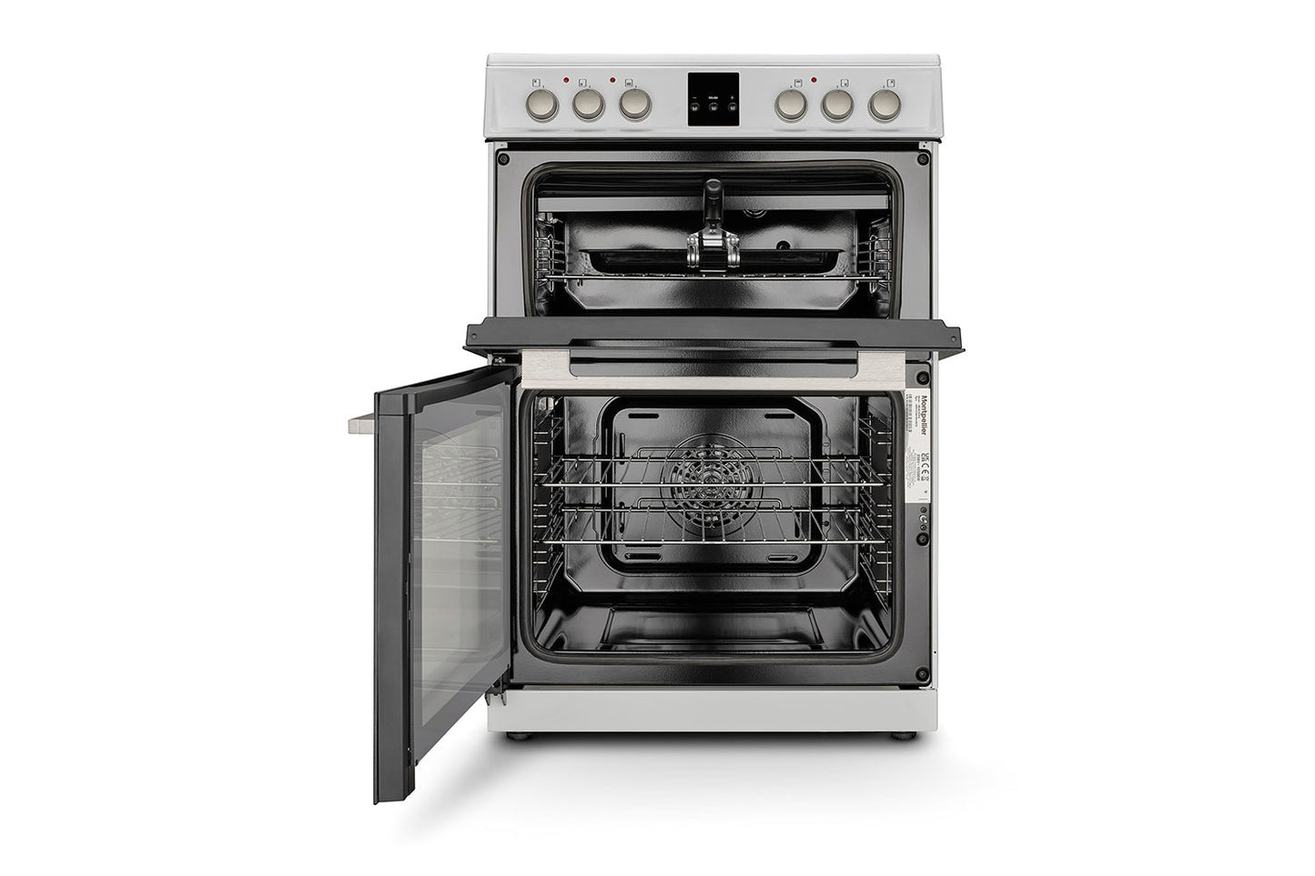 Montpellier 60cm Double Electric Cooker | MDOC60FW | White