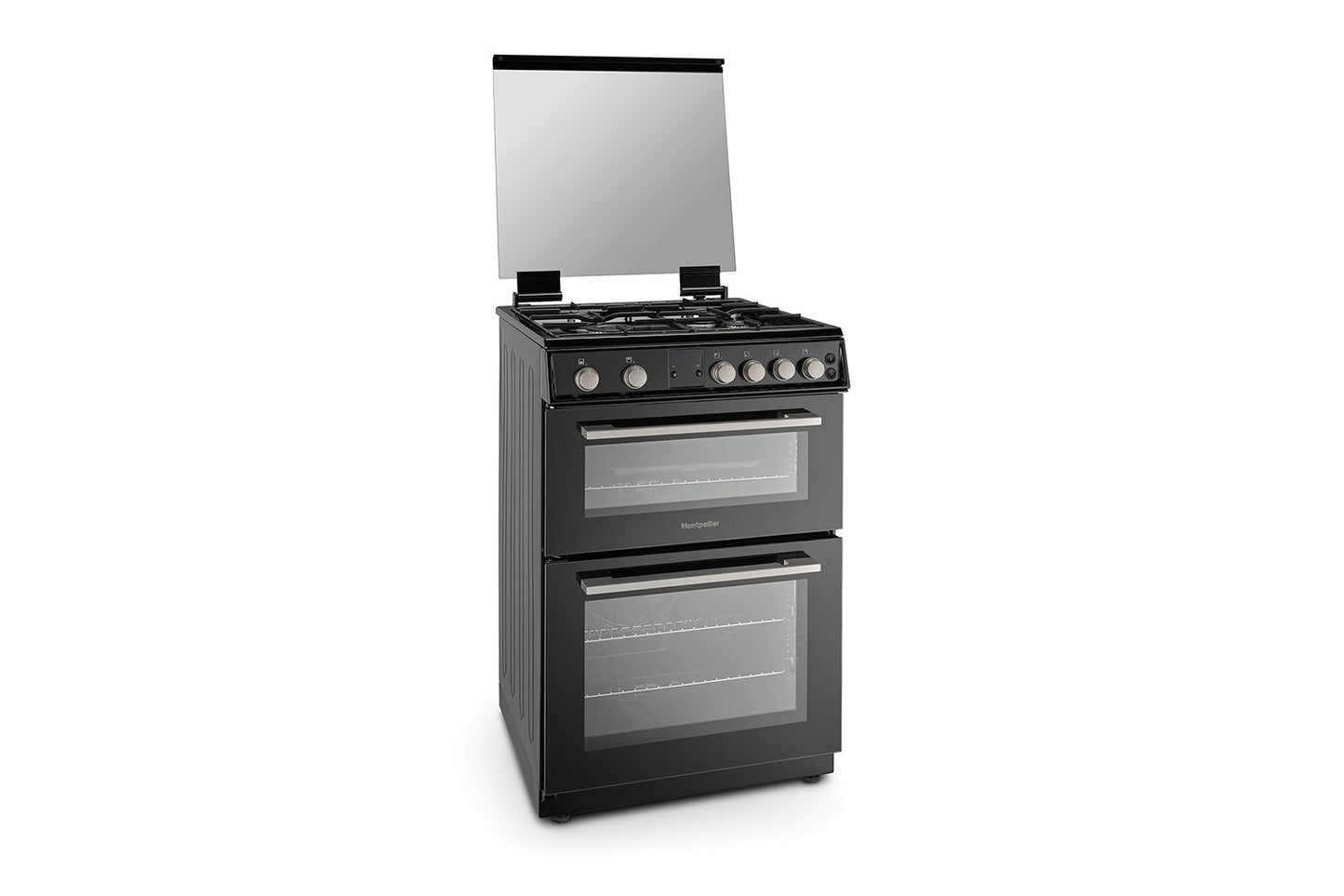 Montpellier 60cm Freestanding Double Oven Gas Cooker | MDOG60LK | Black