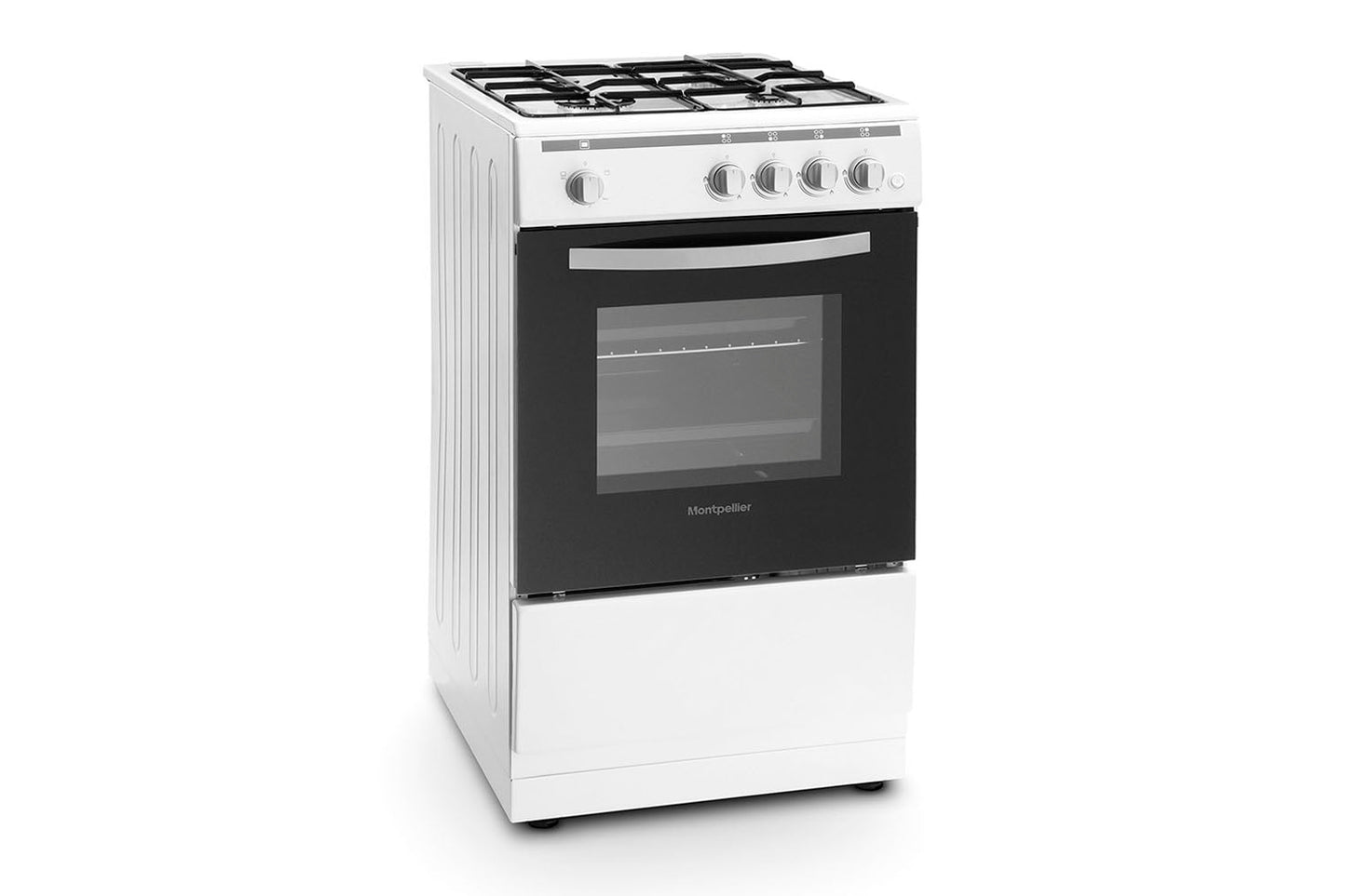 Montpellier 50cm Freestanding Single Oven Gas Cooker | MSG50W | White