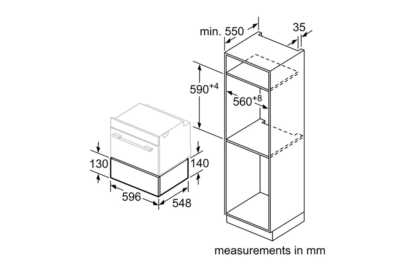 Neff N 70 Built-in Warming Drawer | N24HA11G1B