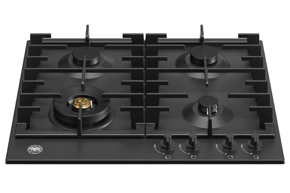 Bertazzoni Modern Series 60cm 4 Burner Gas Hob | P604LMODNE | Nero Matt