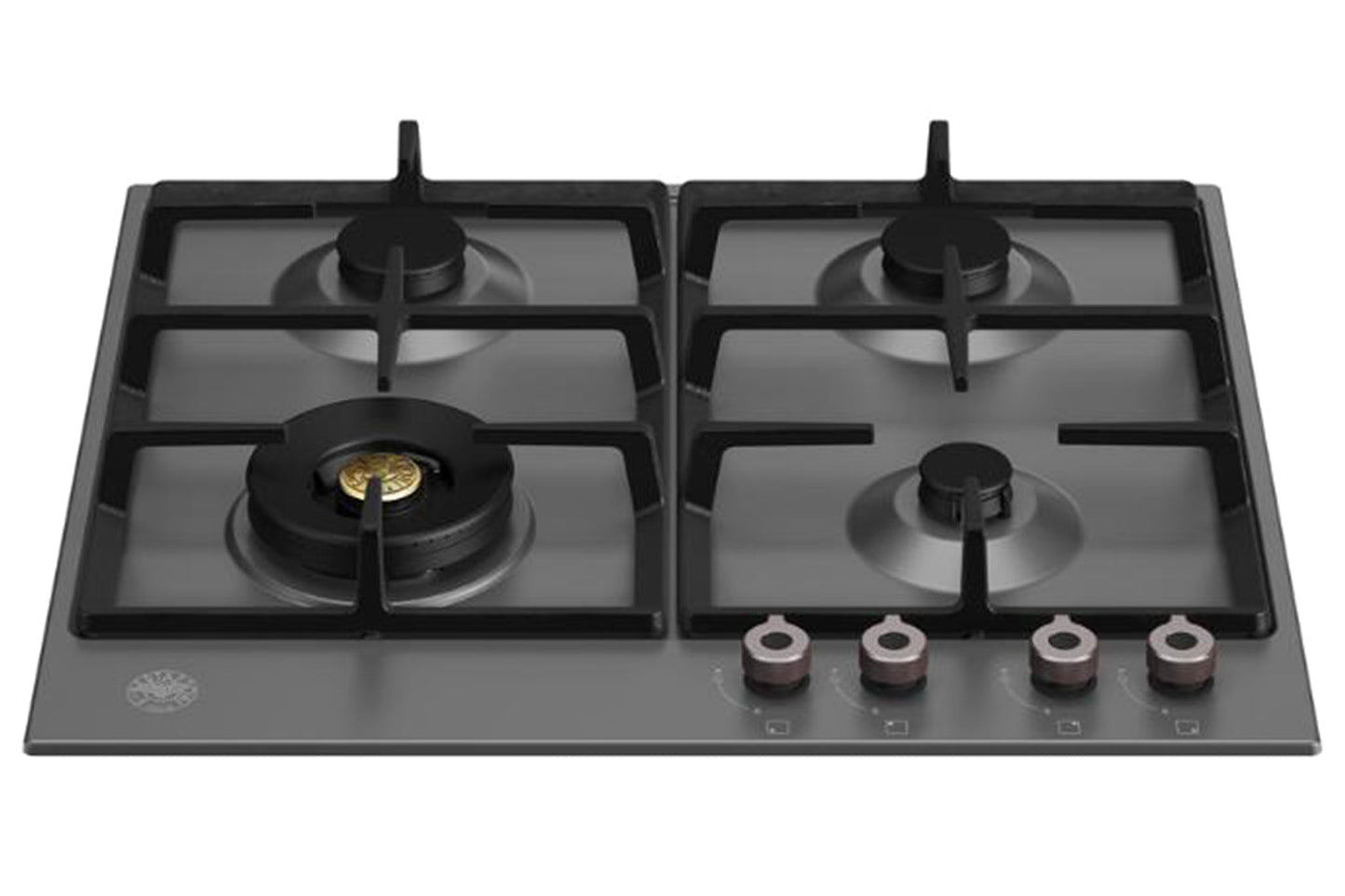Bertazzoni Professional Series 60cm 4 Burner Gas Hob | P604LPRONE | Nero Matt