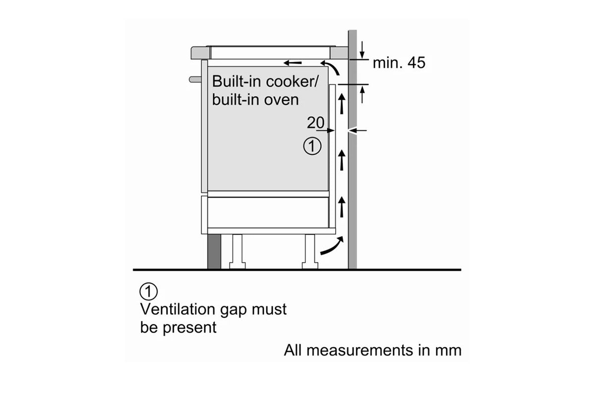 Bosch Series 2 60cm 4 Zone Induction Hob | PUG61RAA5B | Black