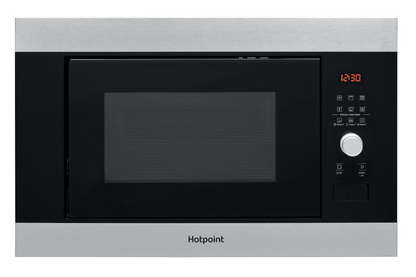 Hotpoint 25L 900W Built-in Microwave | MF25GIXH | Stainless Steel