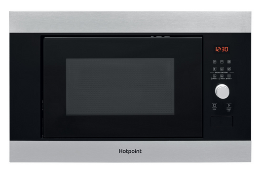 Hotpoint 25L 900W Built-in Microwave | MF25GIXH | Stainless Steel