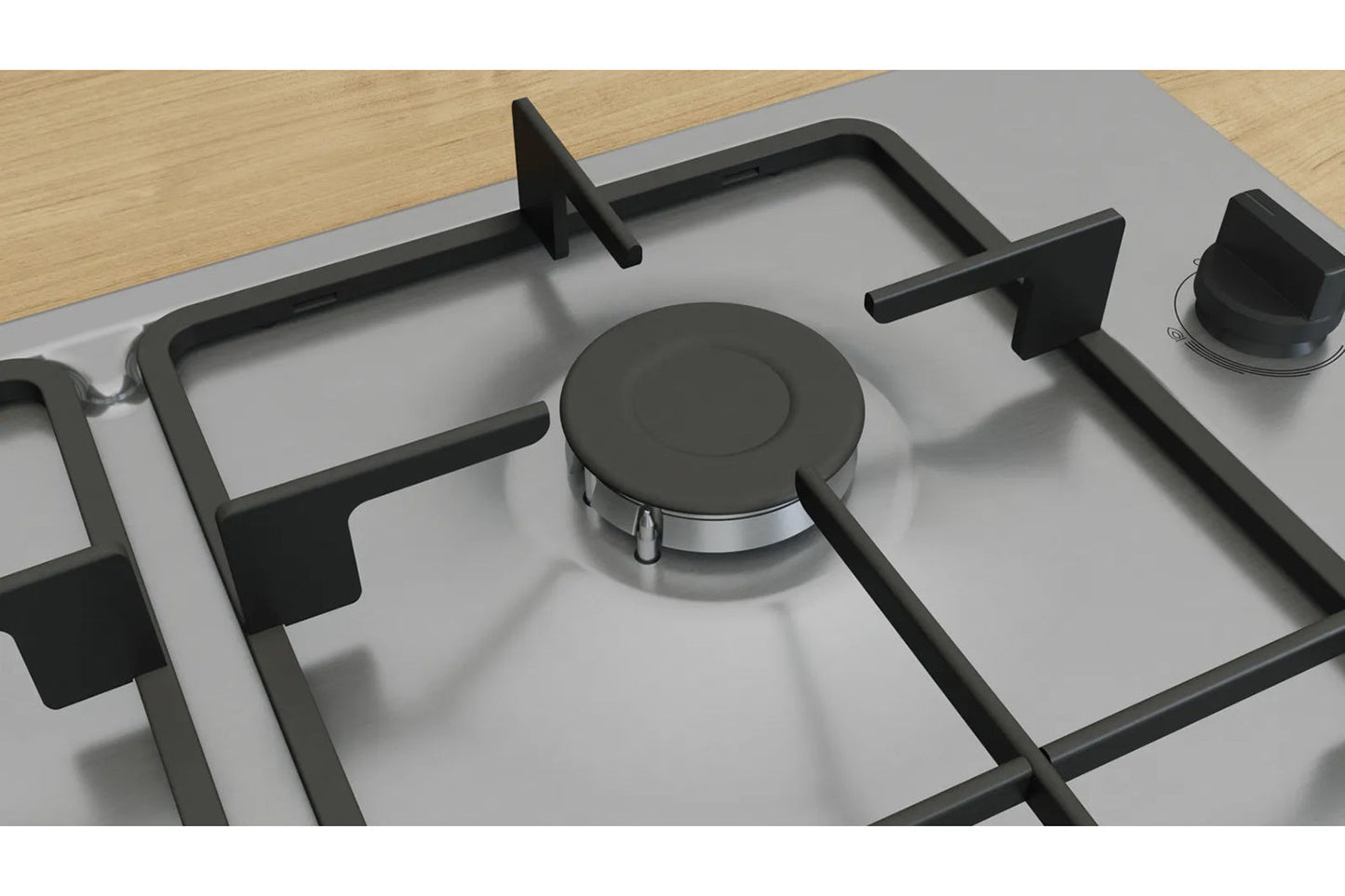 Bosch Series 2 60cm 4 Burner Gas Hob | PBP6B5K60 | Stainless Steel