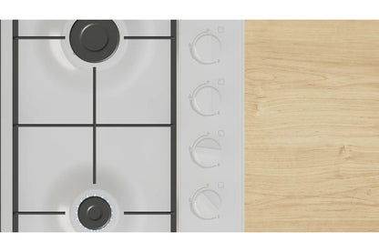 Bosch Series 2 60cm 4 Burner Gas Hob | PBP6B2K60 | White
