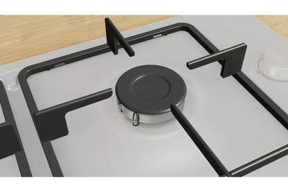 Bosch Series 2 60cm 4 Burner Gas Hob | PBP6B2K60 | White