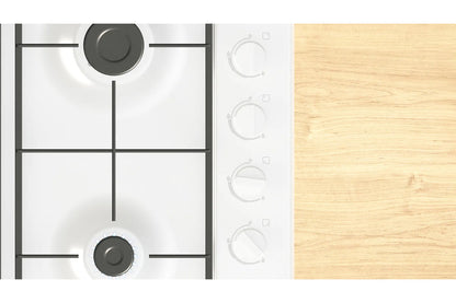 Bosch Series 2 60cm 4 Burner Gas Hob | PBP6B2K60 | White