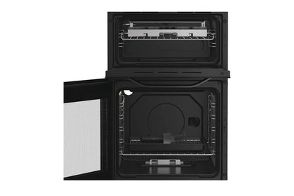 Hotpoint 50cm Freestanding Double Gas Cooker | HTG5GCB