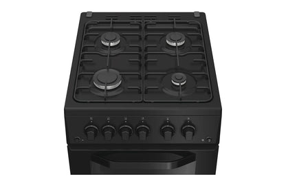 Hotpoint 50cm Freestanding Double Gas Cooker | HTG5GCB