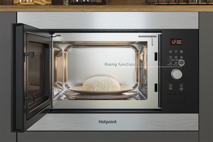 Hotpoint 25L 900W Built-in Microwave | MF25GIXH | Stainless Steel