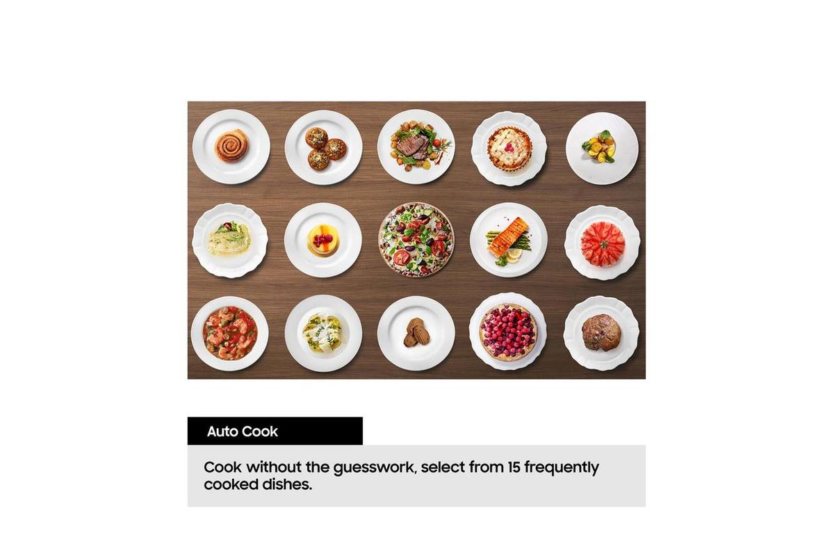 Samsung 900W 28L Freestanding Convection Microwave | MC28H5013AS/EU | Neo Stainless Silver