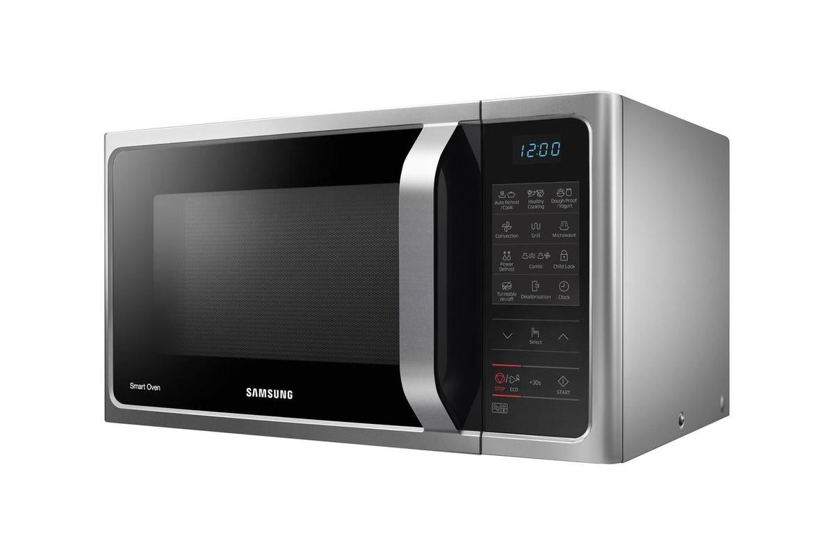 Samsung 900W 28L Freestanding Convection Microwave | MC28H5013AS/EU | Neo Stainless Silver