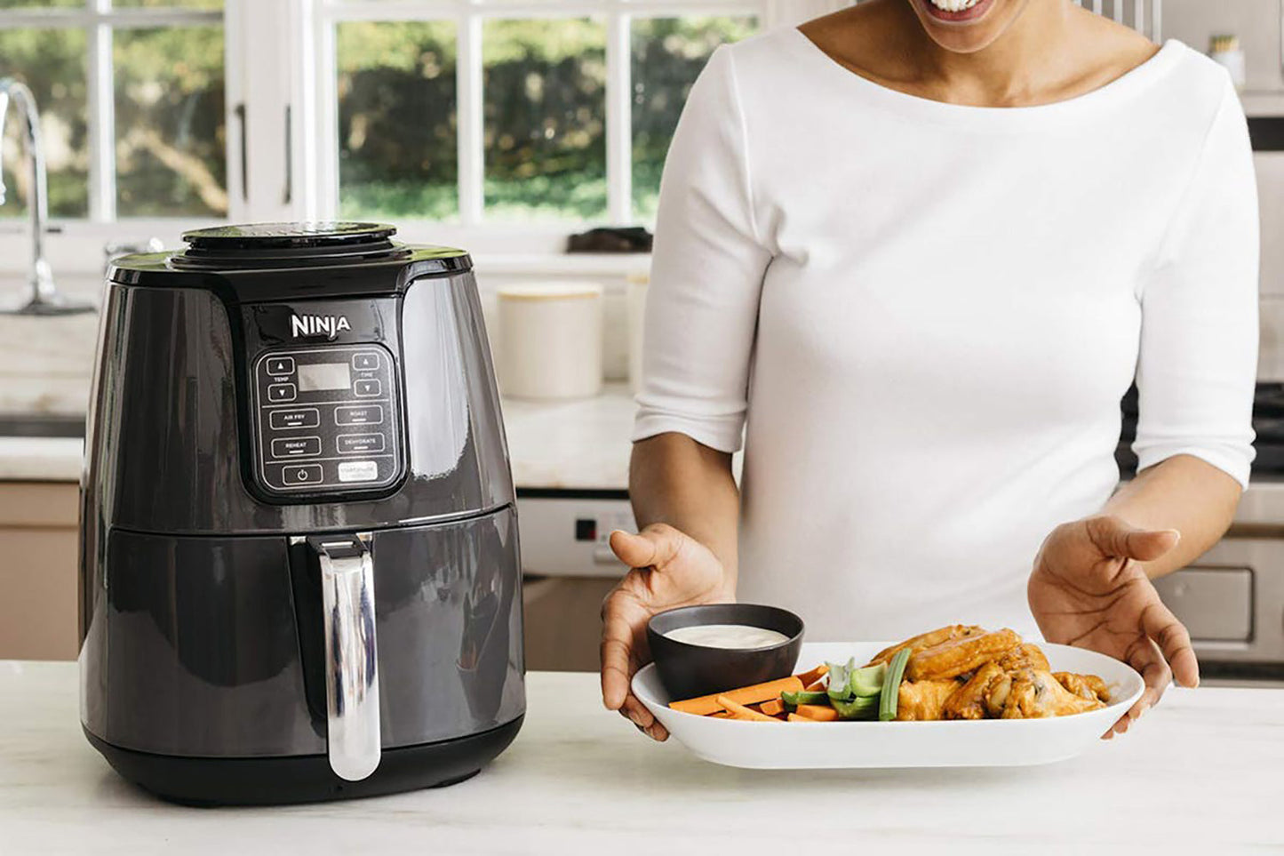 Ninja 3.8L Air Fryer | AF100UK | Grey