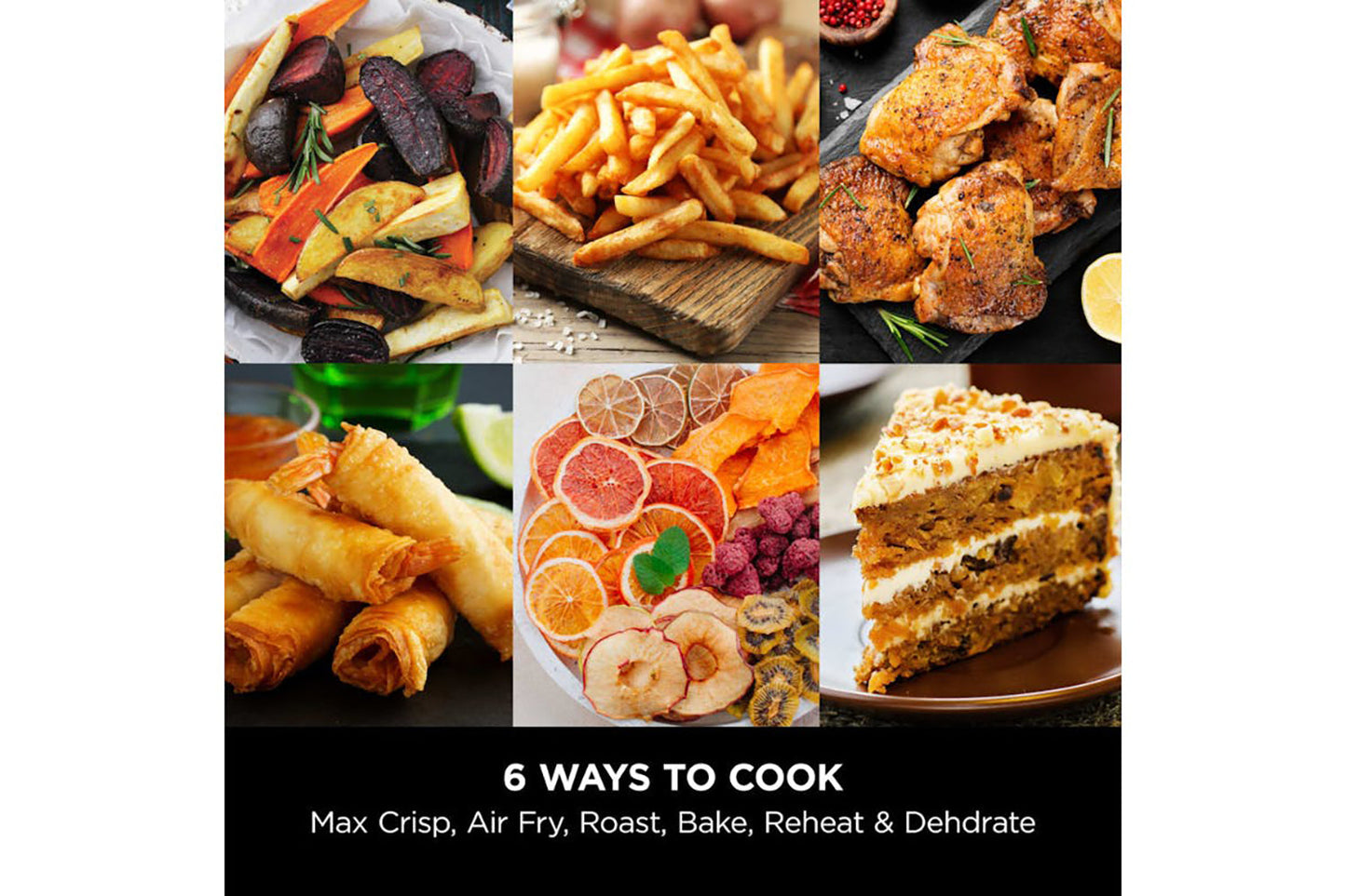 Ninja 6.2L Max Pro Air Fryer | AF180UK | Black