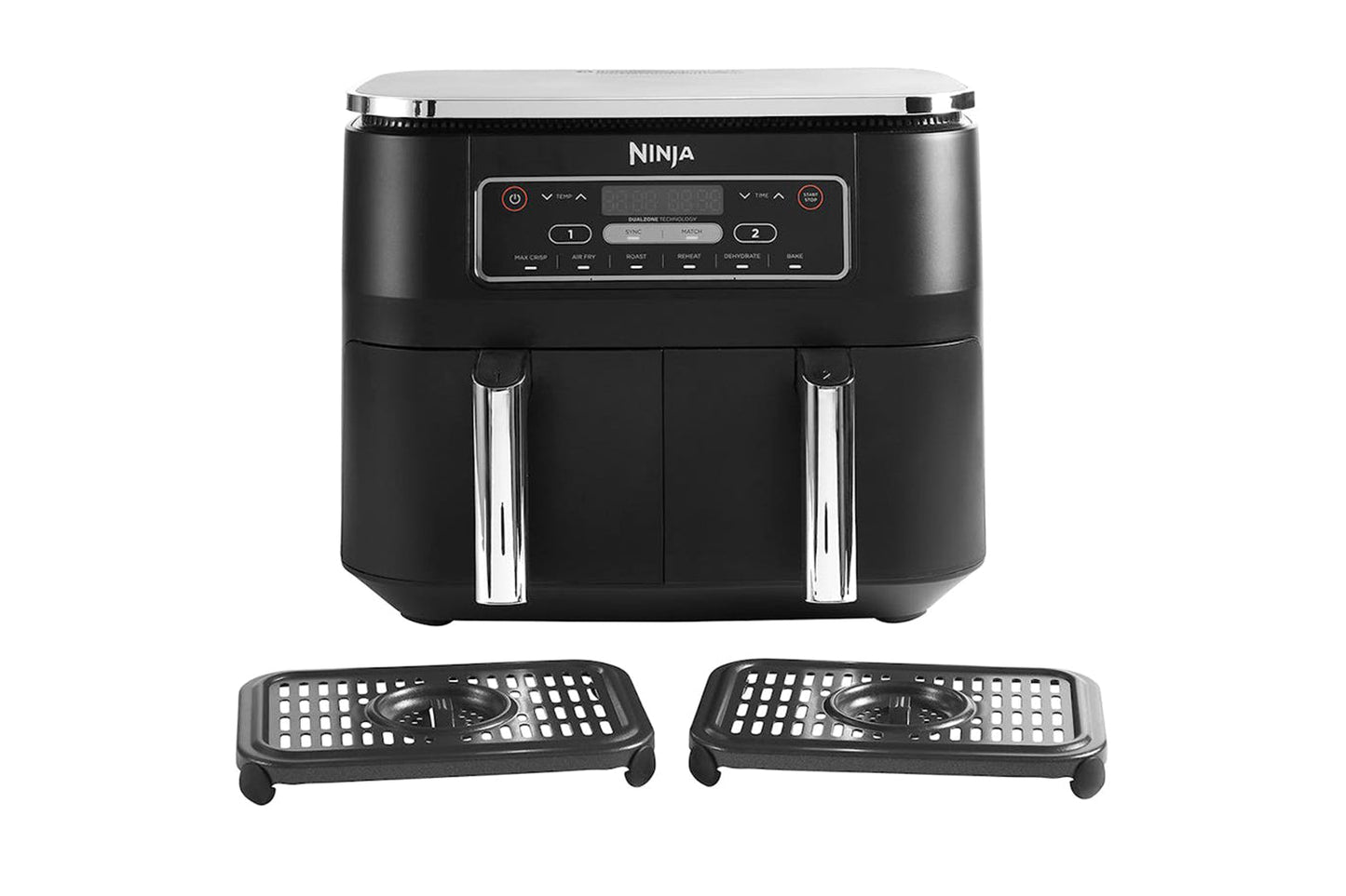 Ninja 7.6L Foodi Dual Zone Air Fryer | AF300UK | Black