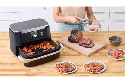 Ninja 10.4L Foodi Dual Zone Air Fryer | AF500UK | Black