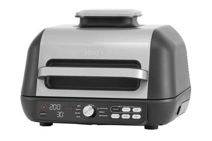 Ninja 3.8L Foodi Max Pro Health Grill, Flat Plate & Air Fryer | AG651UK | Black