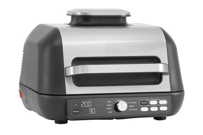 Ninja 3.8L Foodi Max Pro Health Grill, Flat Plate & Air Fryer | AG651UK | Black