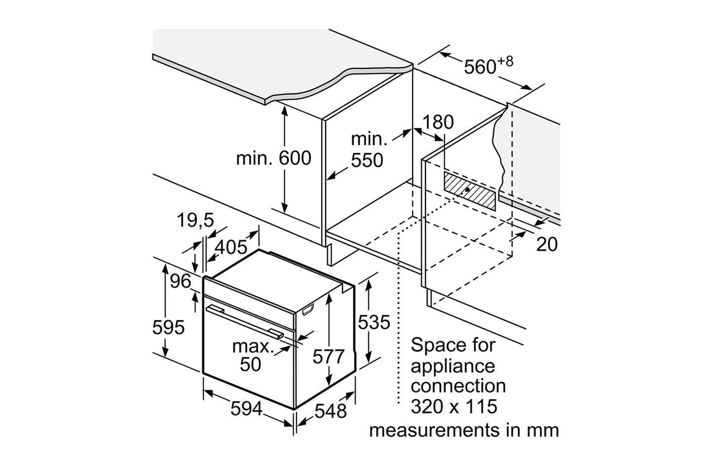 Neff N50 Built-in Single Oven | B3ACE4HG0B