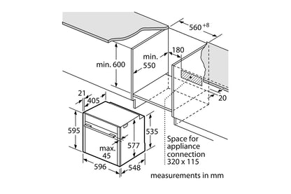 Neff N70 Built-in Single Oven | B54CR31N0B