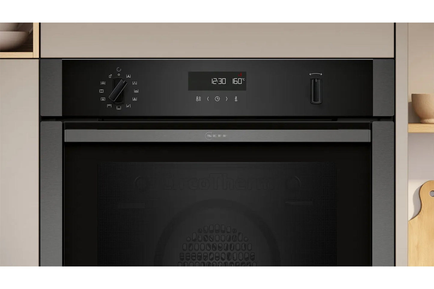 Neff N50 Built-in Single Oven | B6ACH7AG7B | Graphite Grey
