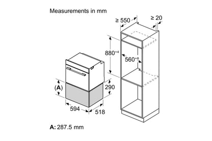 Bosch Series 8 Built-in Warming Drawer | BID7101B1B