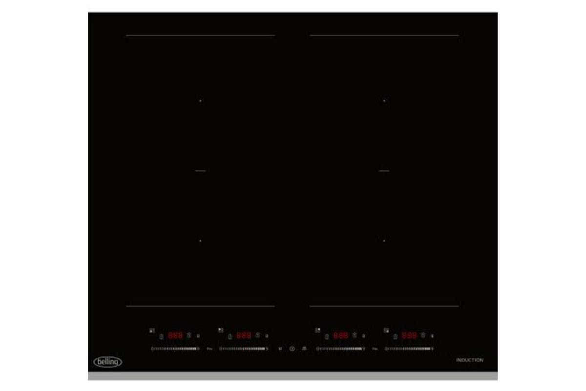Belling 60cm 4 Zone Induction Hob | BIHF60BK | Black