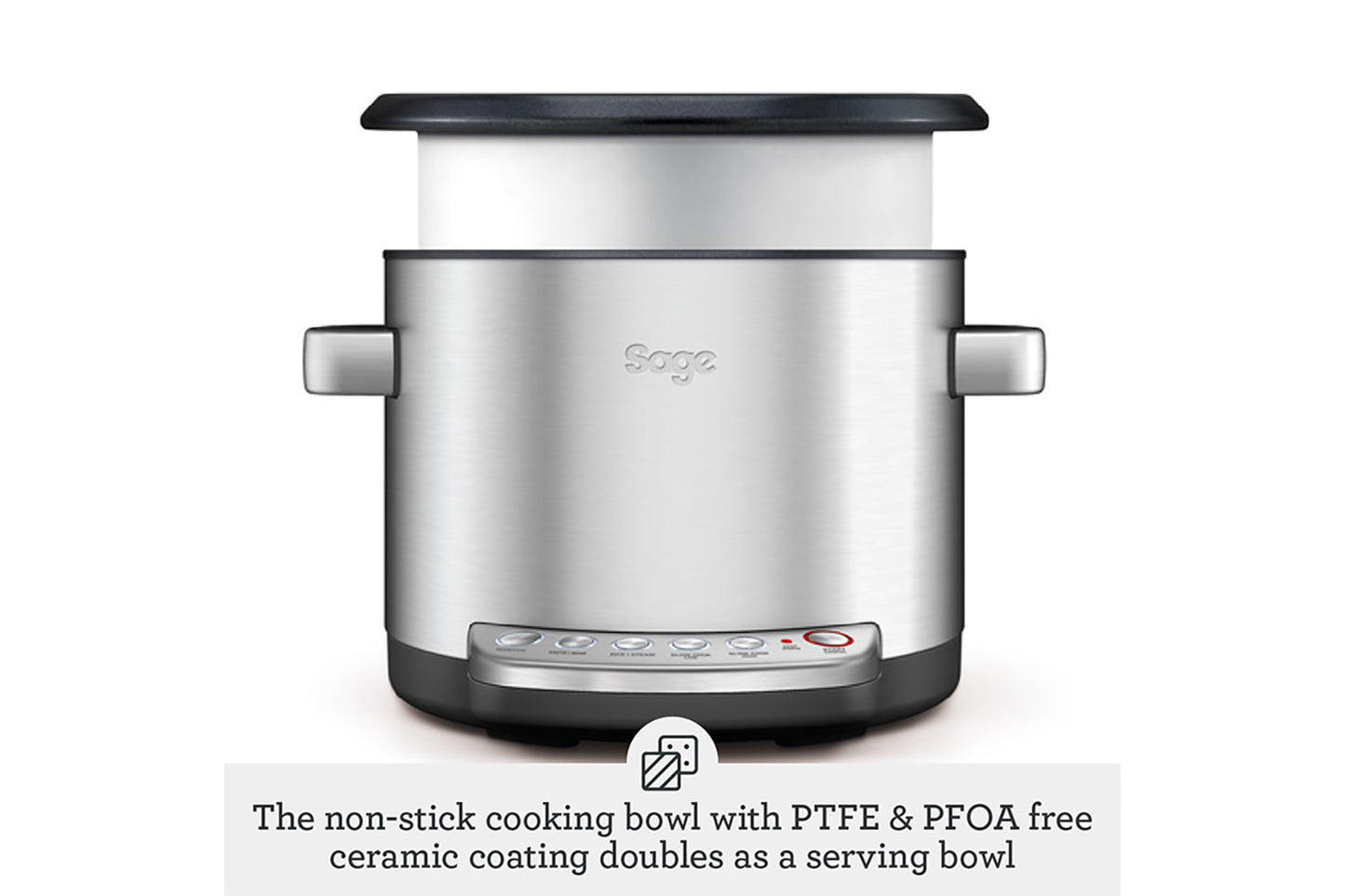 Sage Risotto Plus Multi Cooker | BRC600UK | Brushed Stainless Steel