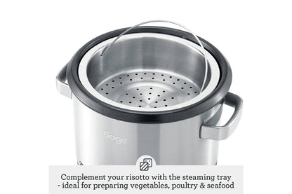 Sage Risotto Plus Multi Cooker | BRC600UK | Brushed Stainless Steel