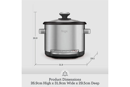 Sage Risotto Plus Multi Cooker | BRC600UK | Brushed Stainless Steel