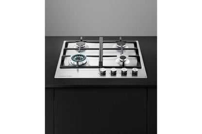 Fisher & Paykel Series 7 60cm 4 Burner Gas Hob | CG604DLPX1 | Stainless Steel