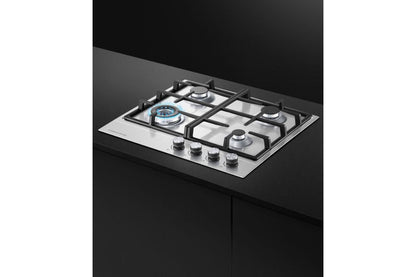Fisher & Paykel Series 7 60cm 4 Burner Gas Hob | CG604DLPX1 | Stainless Steel